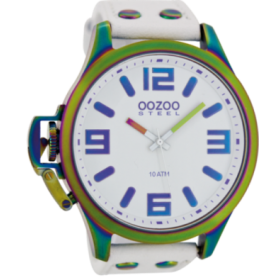 OOZOO Steel 50mm White Rubber Strap 0S355